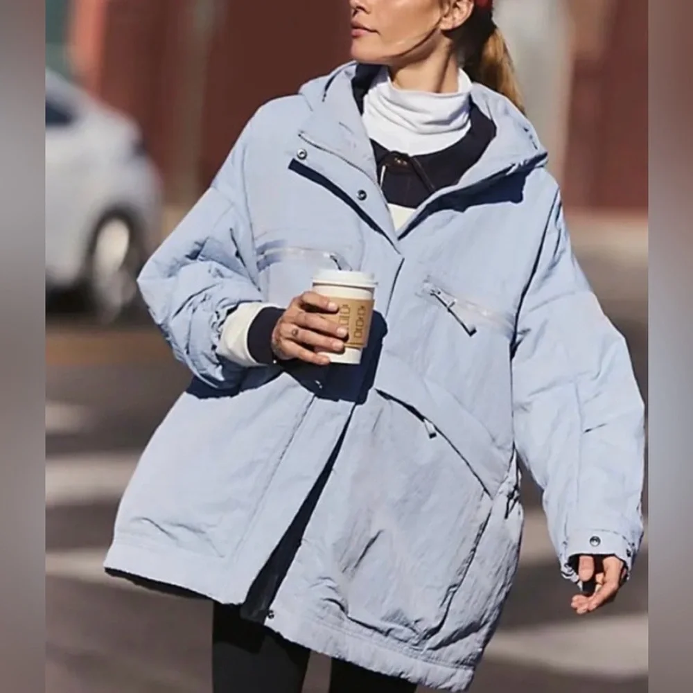 Free People Movement Billie Boxy Lightweight Insulated Jacket Size M/L NWOT - Picture 12 of 12